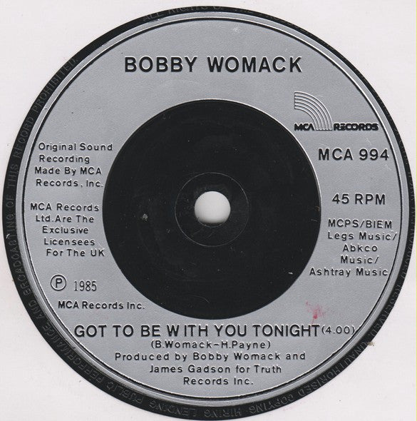 Bobby Womack : I Wish He Didn't Trust Me So Much (7", Single)