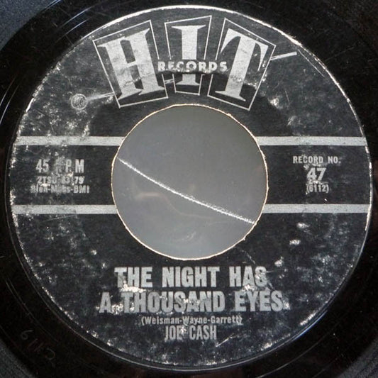 Joe Cash (5) / Herbert Hunter : The Night Has A Thousand Eyes / Loop De Loop (7", Mono, Styrene)