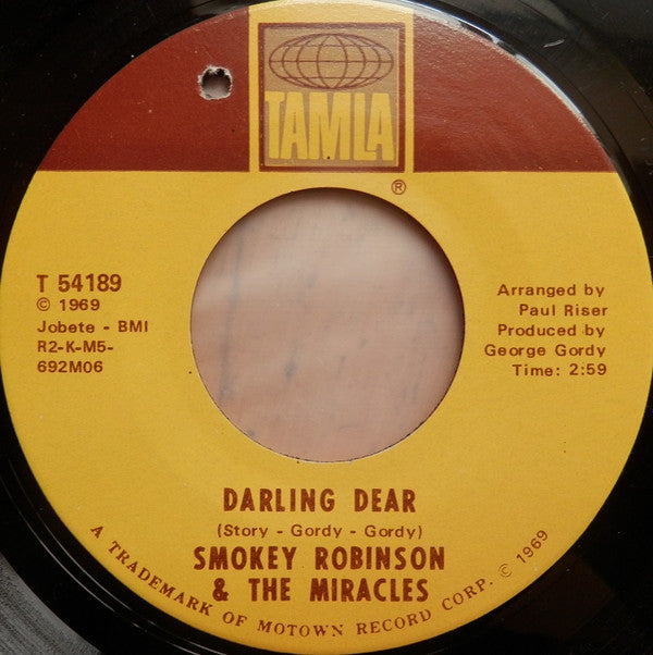 The Miracles : Point It Out / Darling Dear (7", Single, ARP)