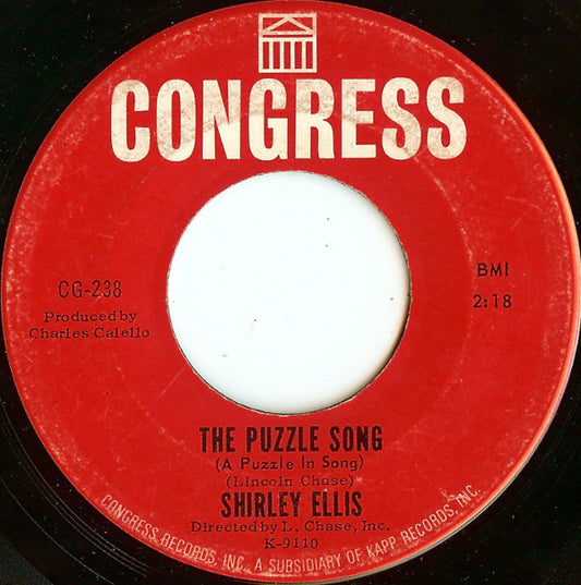 Shirley Ellis : The Puzzle Song (A Puzzle In Song) / I See It, I Like It, I Want It (7", Roc)