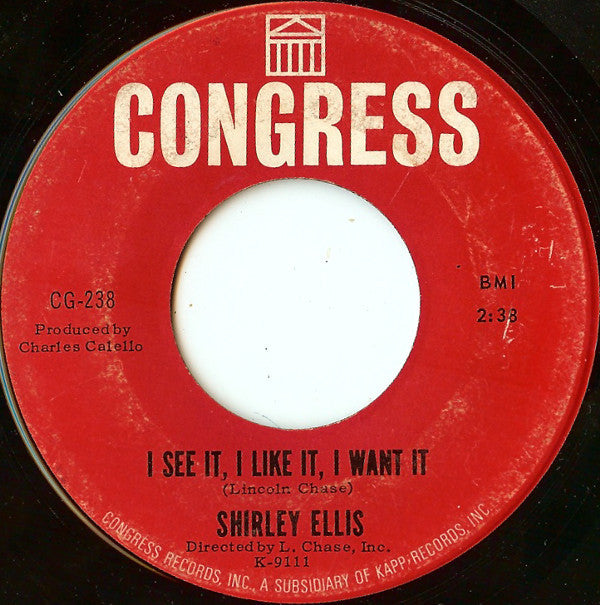 Shirley Ellis : The Puzzle Song (A Puzzle In Song) / I See It, I Like It, I Want It (7", Roc)