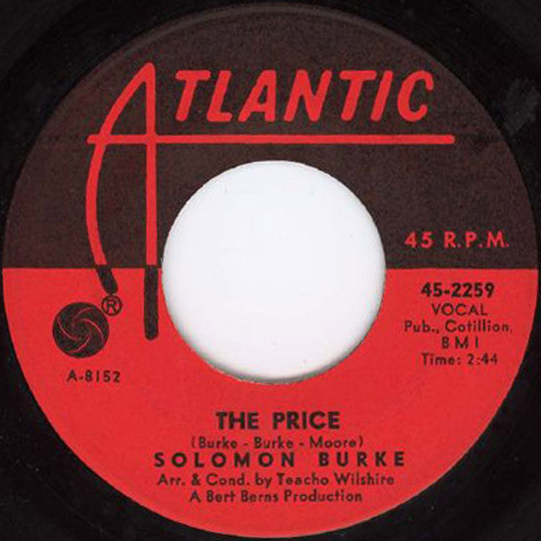 Solomon Burke : More Rockin' Soul / The Price (7", Single)