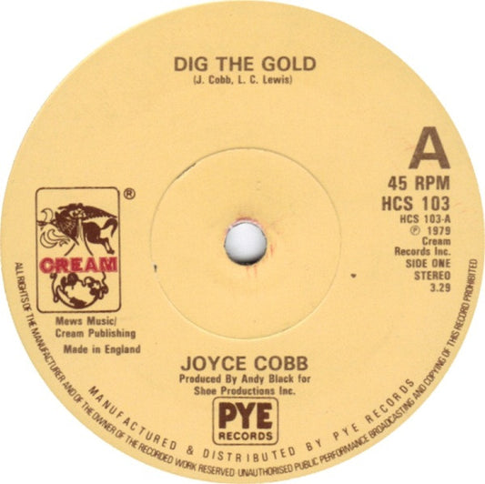 Joyce Cobb : Dig The Gold (7", Single)
