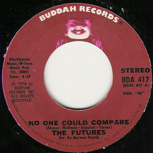 The Futures : No One Could Compare / You Better Be Certain (7", Single, Styrene)