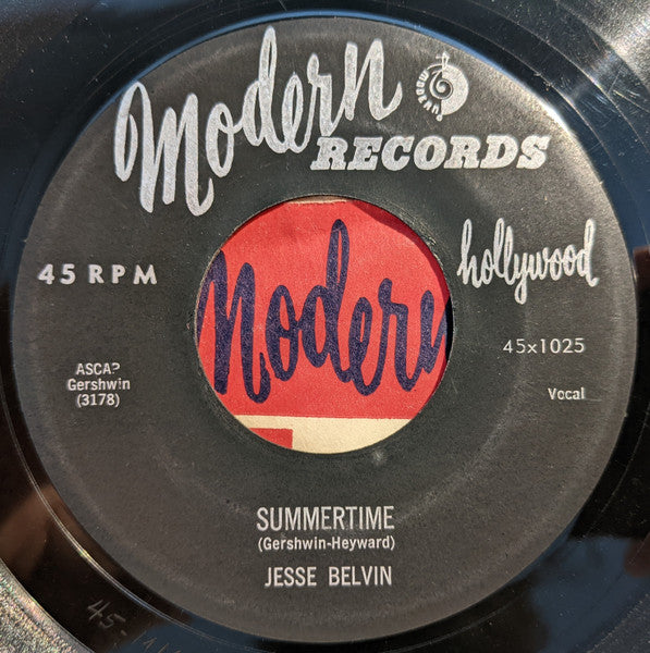 Jesse Belvin : You Send Me / Summertime (7", Single)