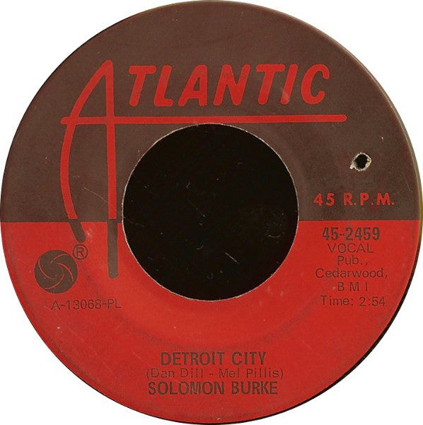 Solomon Burke : Detroit City (7", Single, Pla)