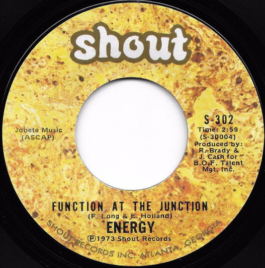 Energy (19) : Function At The Junction (7")