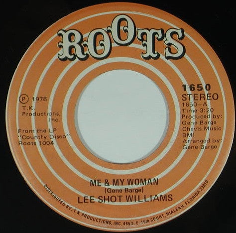 Lee Shot Williams : Me & My Woman / Country Disco (7", Single)