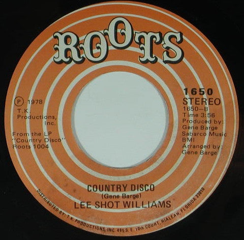 Lee Shot Williams : Me & My Woman / Country Disco (7", Single)