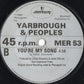 Yarbrough & Peoples : Don't Stop The Music (7", Single, Pap)