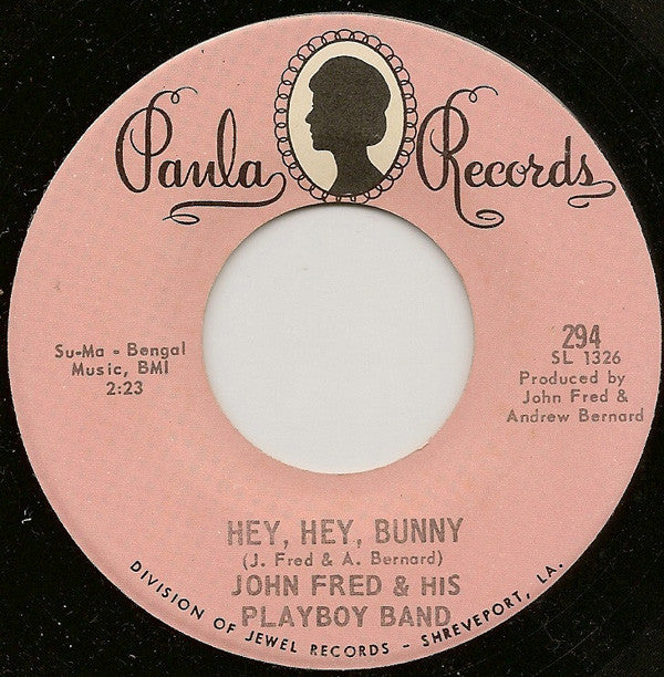 John Fred & His Playboy Band : Hey, Hey, Bunny (7", Single)