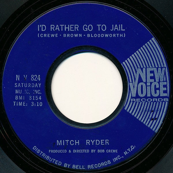 Mitch Ryder : Joy (7", Single)