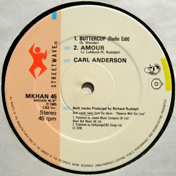 Carl Anderson : Buttercup (12")