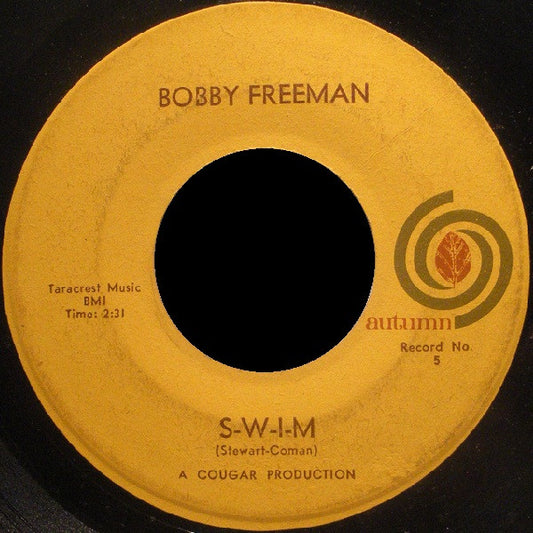 Bobby Freeman : S-W-I-M (7", Single)