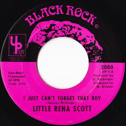 Little Rena Scott* : I Just Can't Forget That Boy (7", Single)