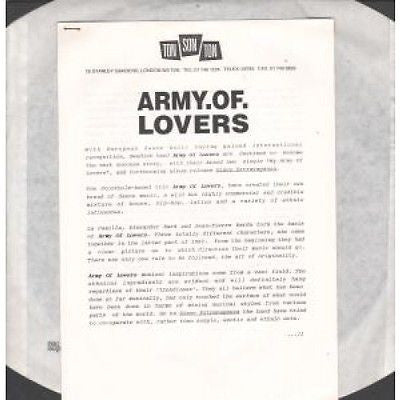 Army Of Lovers : My Army Of Lovers (The Remix) (12", Single, RE, W/Lbl)