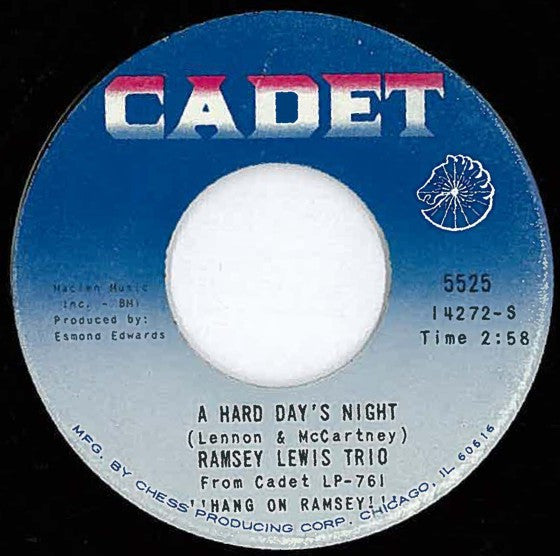 The Ramsey Lewis Trio : A Hard Day's Night / All My Love Belongs To You (7", Single)