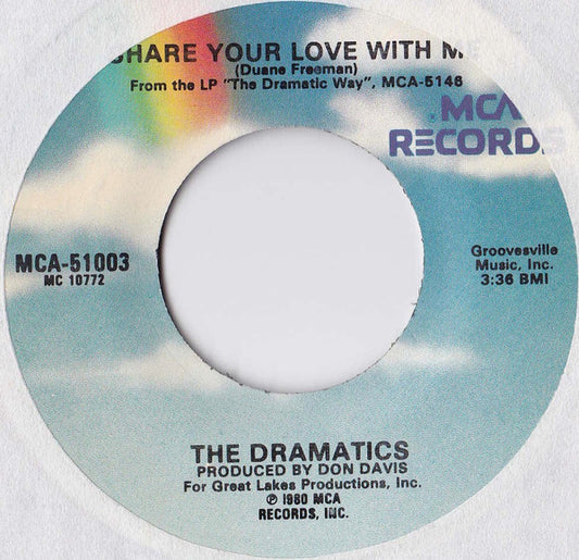 The Dramatics : Get It (7", Single)
