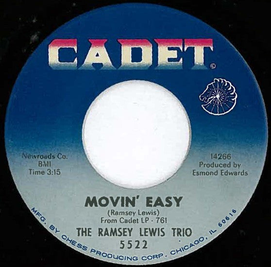 The Ramsey Lewis Trio : Hang On Sloopy / Movin' Easy (7", Single)