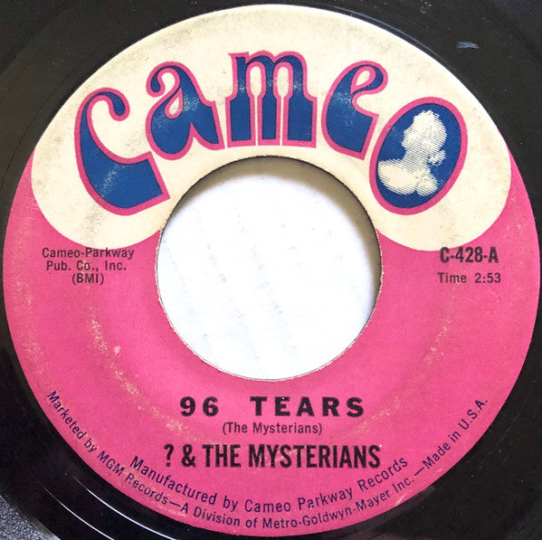 ? & The Mysterians : 96 Tears (7", Single, Mon)