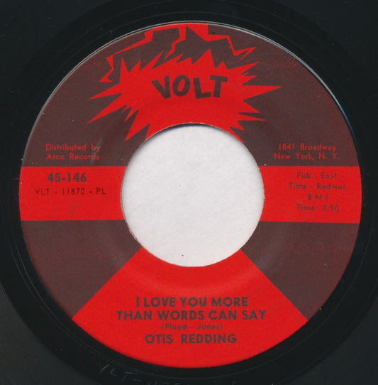 Otis Redding : I Love You More Than Words Can Say (7", Single, PL )