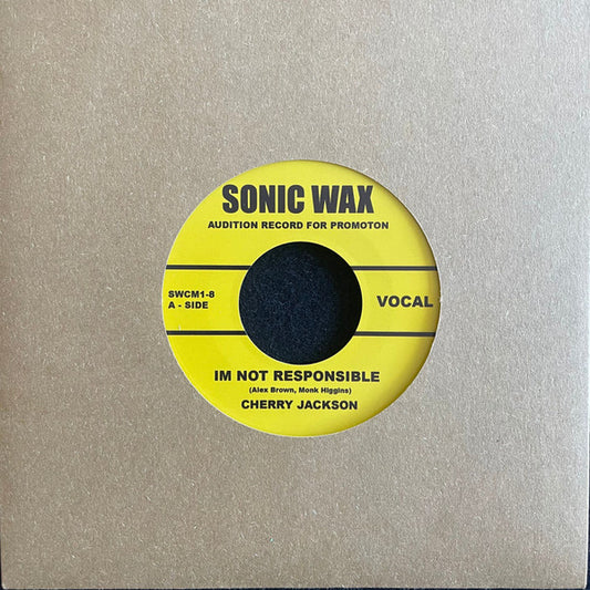 Cherry Jackson : Im Not Responsible  (7", S/Sided, PRO)