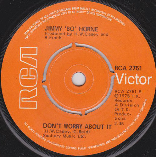 Jimmy "Bo" Horne : It's Your Sweet Love (7", Single)
