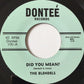 The Blendels : Did You Mean ?  (7", RE, Unofficial)