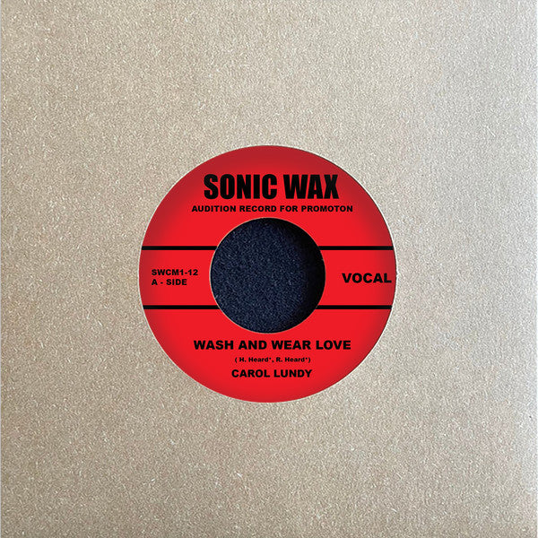 Carol Lundy : Wash and Ware Love (7", S/Sided, Single)