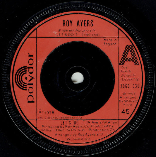 Roy Ayers : Let's Do It (7")