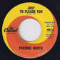 Freddie North : Just To Please You / Ninety-Pound Woman (7", Single)