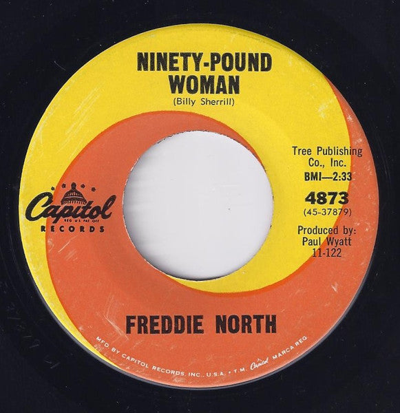 Freddie North : Just To Please You / Ninety-Pound Woman (7", Single)