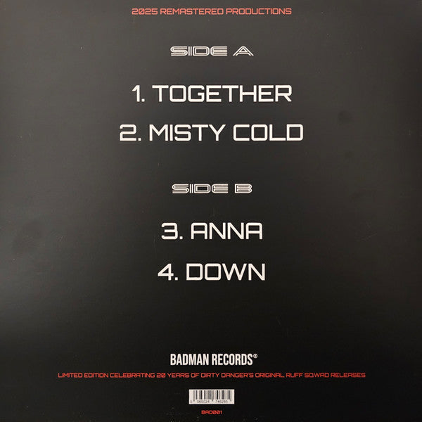 Dirty Danger : Together EP (12", EP, Ltd, Red)