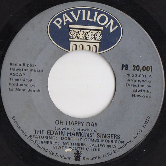 Edwin Hawkins Singers : Oh Happy Day (7", Single, Ame)