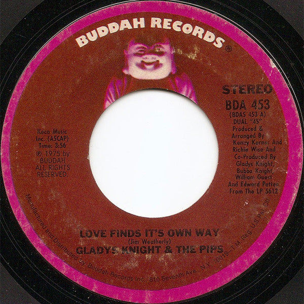 Gladys Knight And The Pips : Love Finds It's Own Way (7", Single)