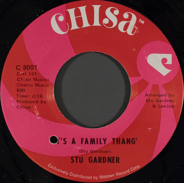 Stu Gardner : Home On The Range (Everybody Needs A Home) / It's A Family Thang (7")