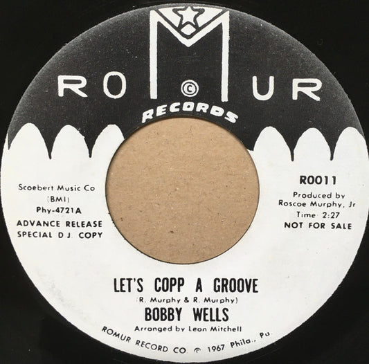 Bobby Wells / The Bobby Wells Band : Let's Copp A Groove/The Psychedelic Theme (7", Single, Promo)
