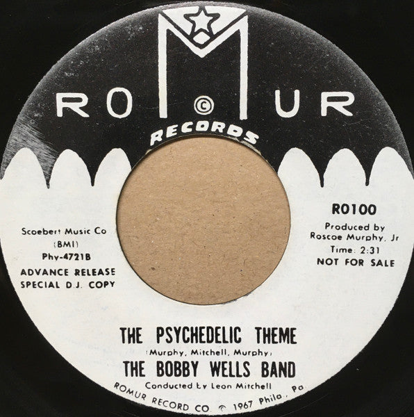 Bobby Wells / The Bobby Wells Band : Let's Copp A Groove/The Psychedelic Theme (7", Single, Promo)