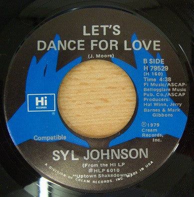 Syl Johnson : Mystery Lady / Let's Dance For Love (7")