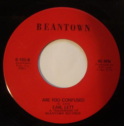 Earl Lett : Love And Affection / Are You Confused (7", Single)