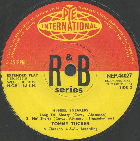 Tommy Tucker : Hi-Heel Sneakers (7", EP, Mono)