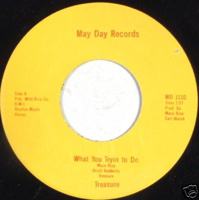 Treasure (8) : What You Tryin To Do / Tossin And Turnin (7", Yel)