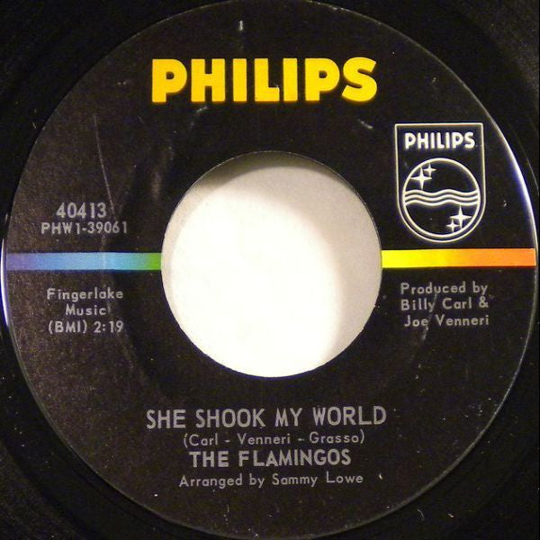 The Flamingos : Itty Bitty Baby / She Shook My World (7")