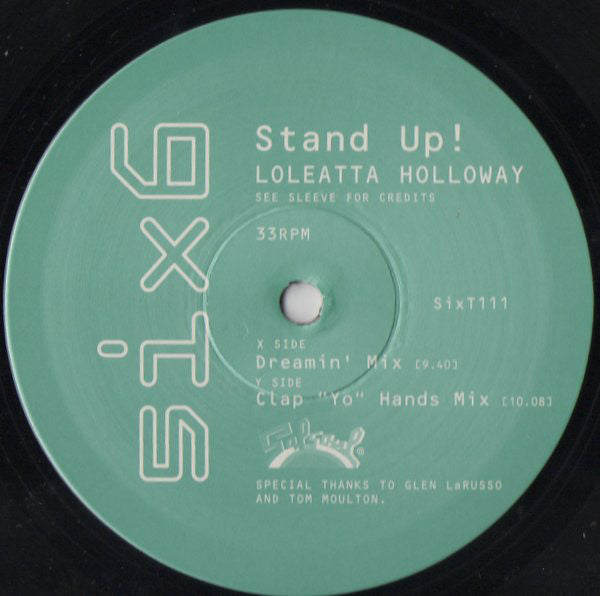 Loleatta Holloway : Stand Up! (12", Single)