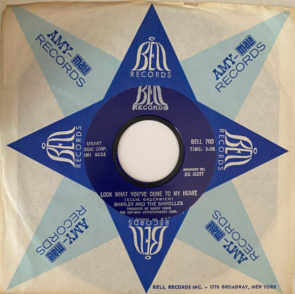 Shirley* And The Shirelles : Look What You've Done To My Heart / A Most Unusual Boy (7", Single, Styrene)
