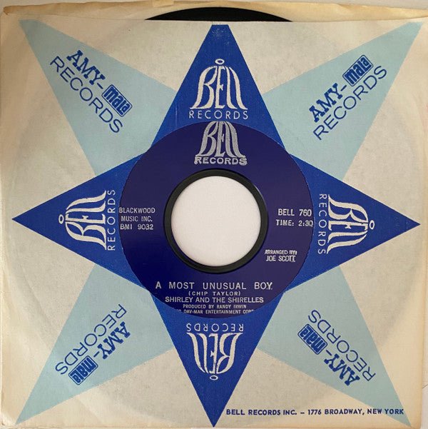 Shirley* And The Shirelles : Look What You've Done To My Heart / A Most Unusual Boy (7", Single, Styrene)