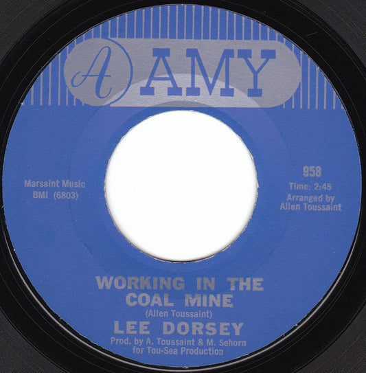 Lee Dorsey : Working In The Coal Mine / Mexico (7", Single, Styrene)