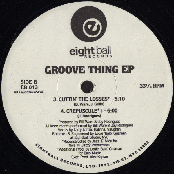 Groove Thing : Groove Thing EP (12", EP)