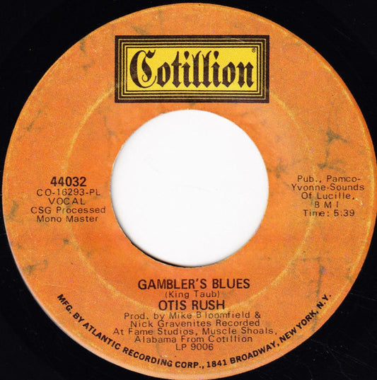 Otis Rush : Gambler's Blues / My Love Will Never Die (7", Single, PL )