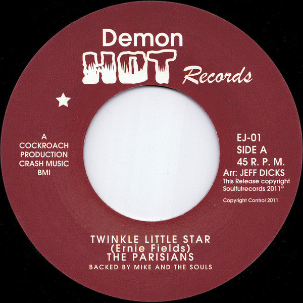 The Parisians : Twinkle Little Star (7", S/Sided, RE)